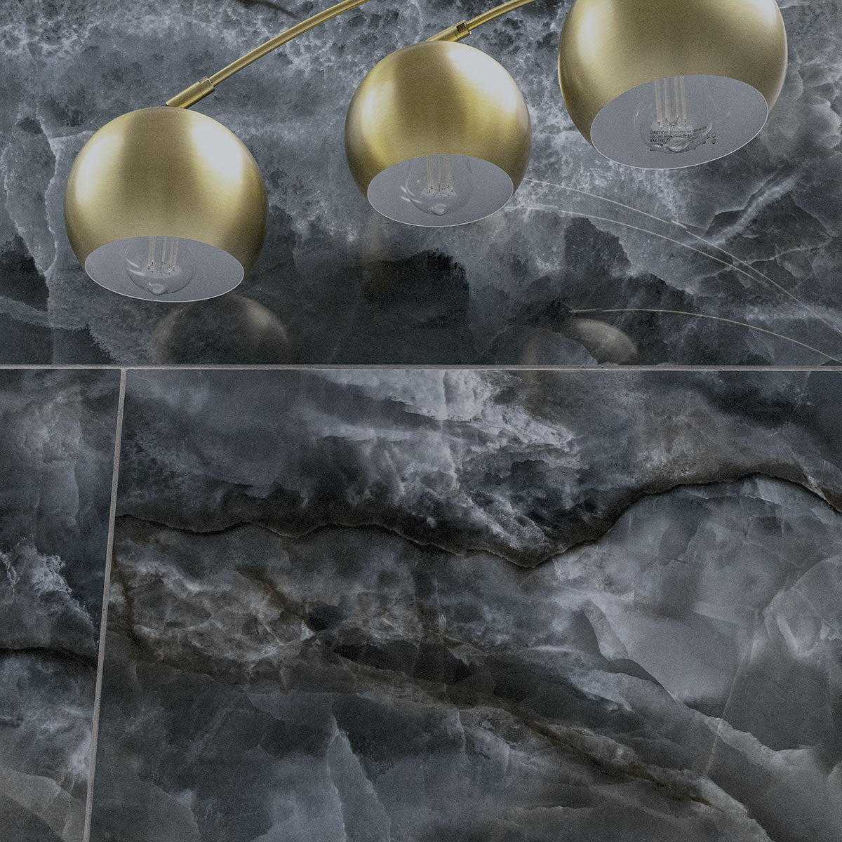 MSI Exotika Tourmaline 24 x 48 Polished Porcelain tile (NTOU2448P) – MSI room scene