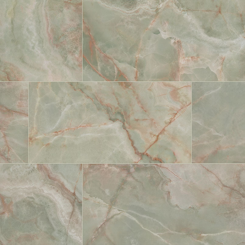 MSI Exotika Verde Vivo 24 x 48 Polished Porcelain tile (NVERVIV2448P) – MSI product image