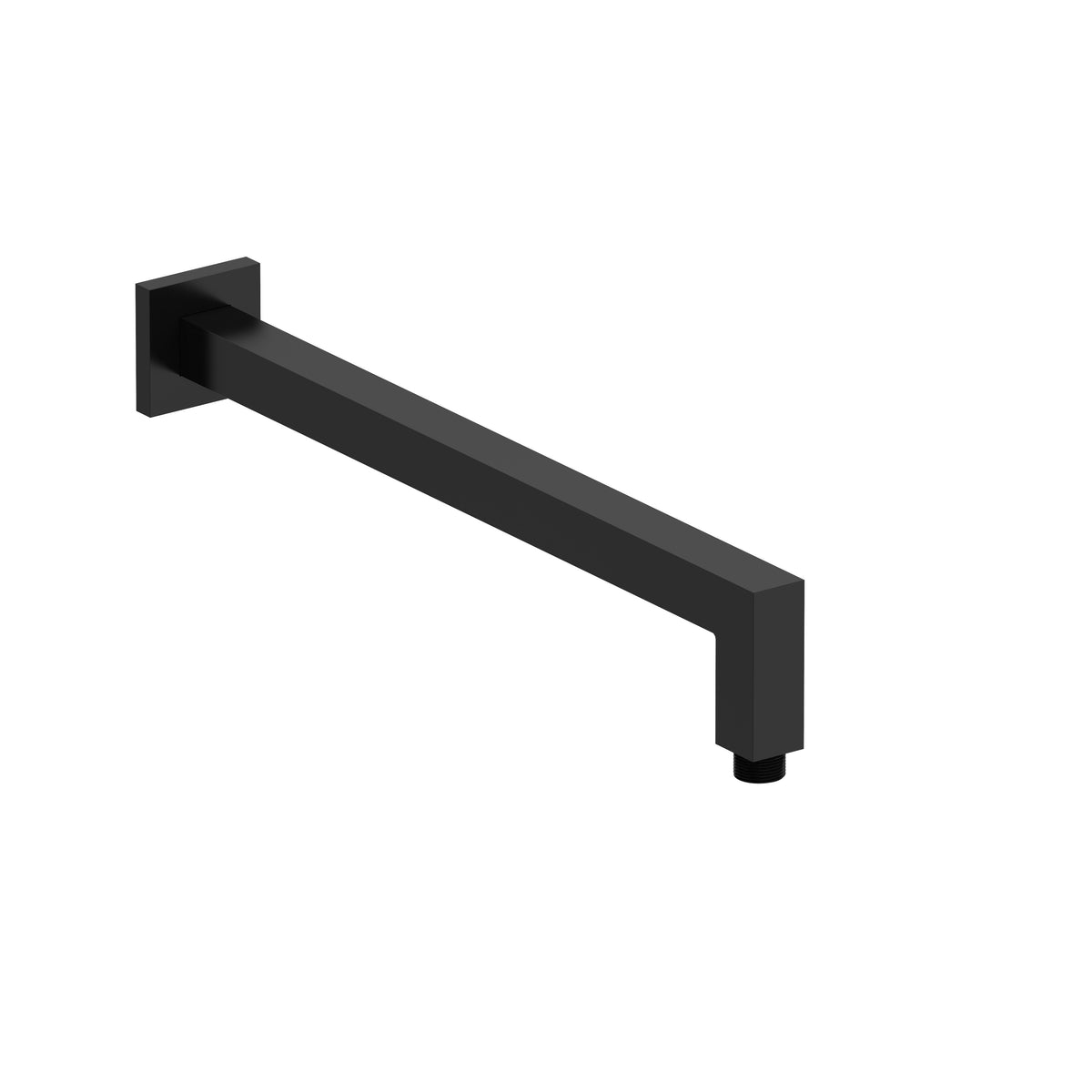 Riobel 16" Wall Mount Shower Arm 543 - Black (543BK)