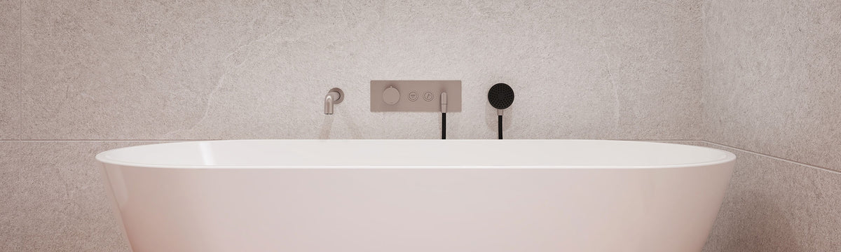 Rubi ON 1/2" Thermostatic Shower Faucet RON2F31-00N