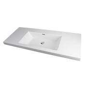Rubi Arto Slim Basin White Gloss RTO120SBL