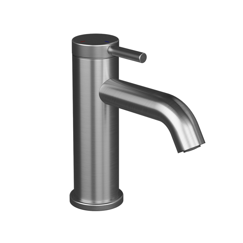 Rubi Vertigo Single-Hole Bathroom Faucet Without Drain Stainless Steel RVT11WDIX