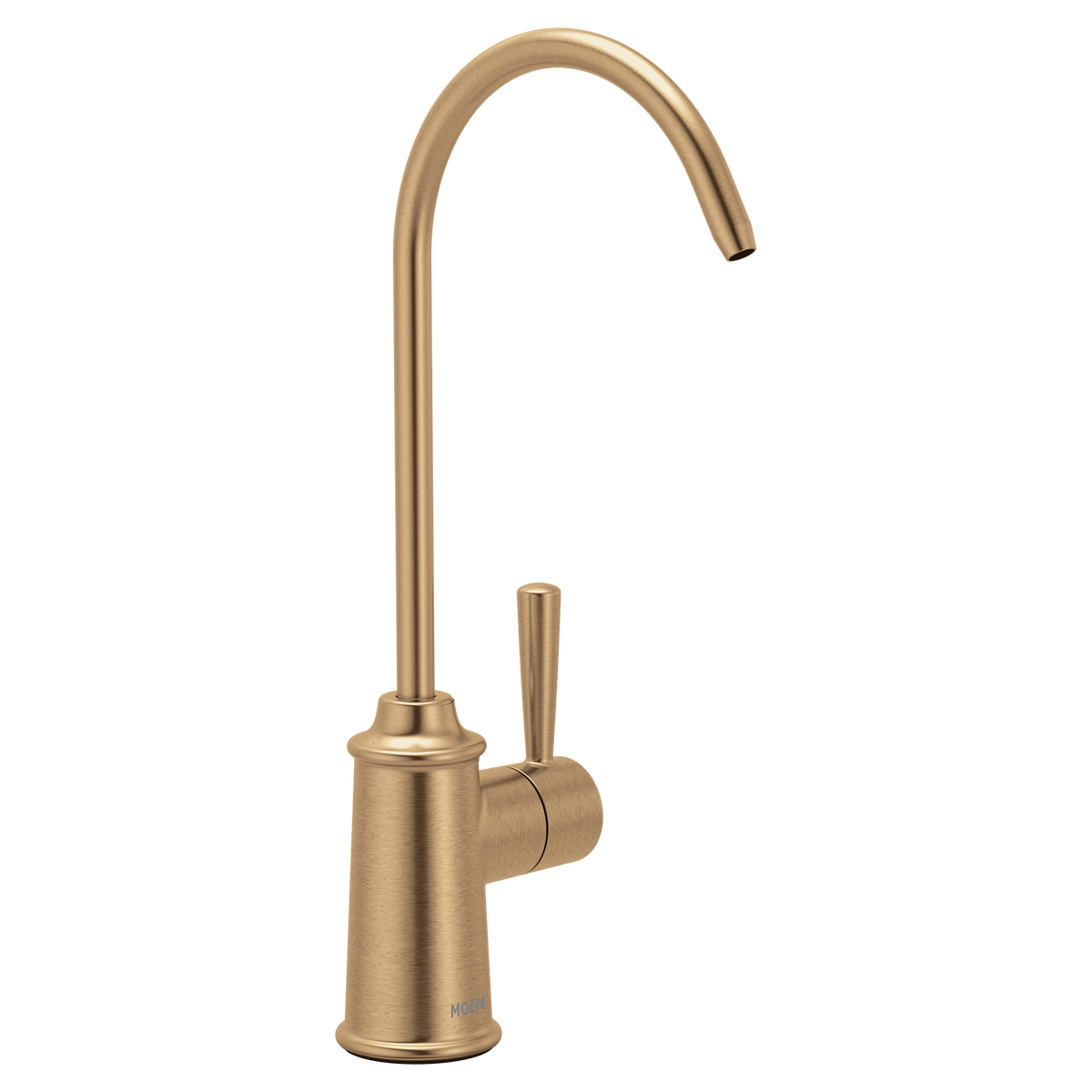 Moen Sip Traditional Single-Handle High-Arc Beverage Faucet F7600 in Bronzed Gold (F7600BZG)