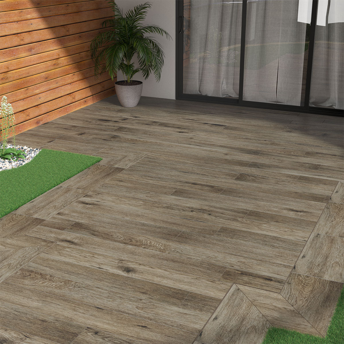 MSI Fauna 8 x 47 Matte Porcelain paver (LPAVNFAUNA847) – MSI room scene