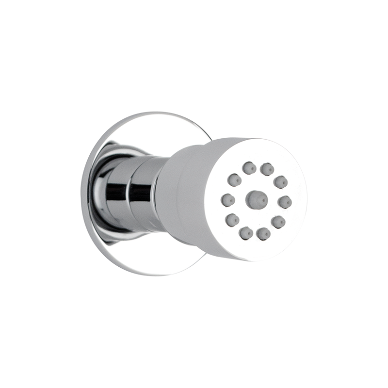 Rubi Round Body Jet for Ceramic 1/2" Slip-On Chrome RJC21C