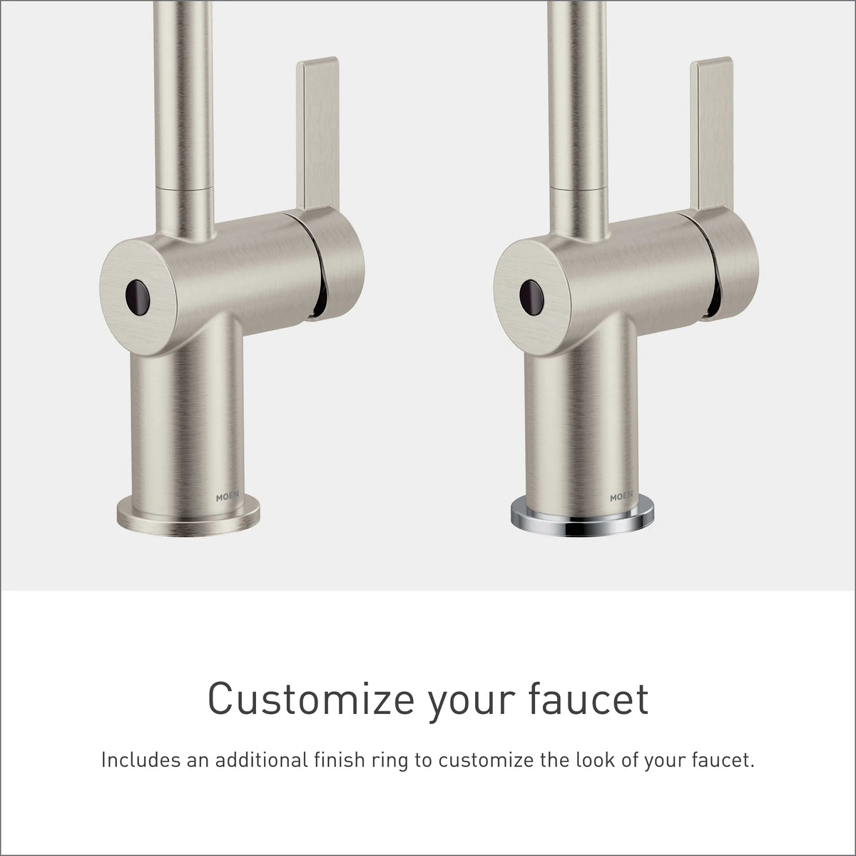 Moen Cia MotionSense Wave Single-Handle High-Arc Single-Sensor Pulldown Kitchen Faucet 7622EW in Spot Resist Stainless (7622EWSRS) - view 8