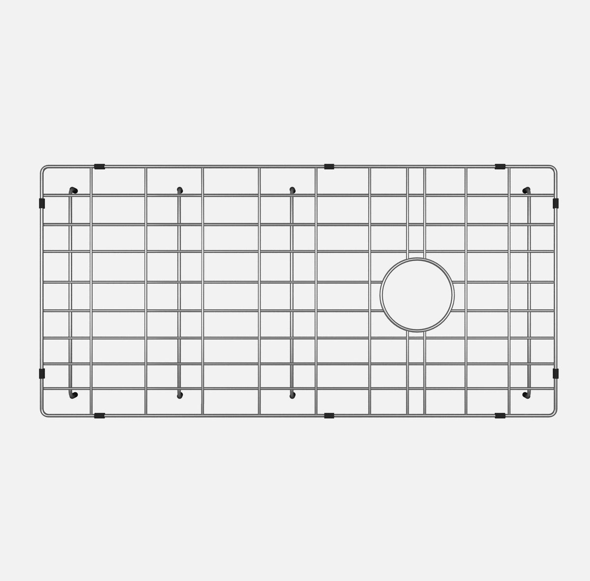 Stylish Canmore Stainless Steel Sink Grid for S-832W Sink G-832