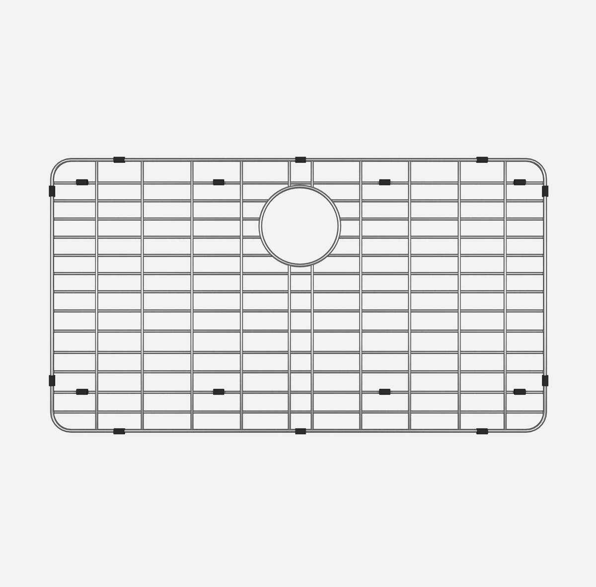 Stylish Malaga Stainless Steel Sink Grid for S-411T Sink G-411