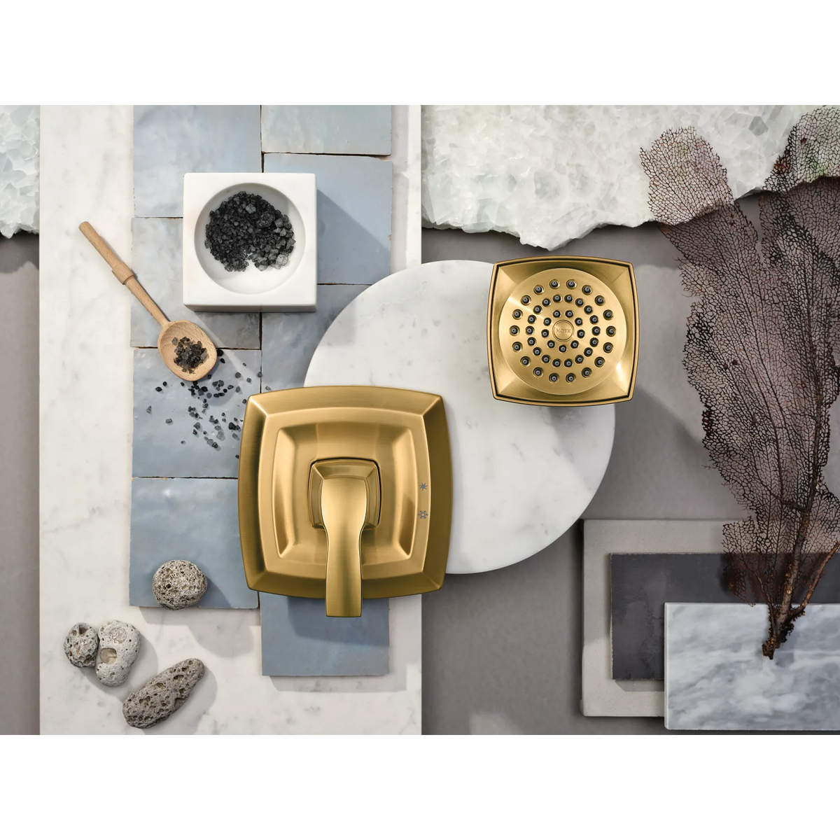 Moen Voss Posi-Temp Eco-Performance Shower Only T2692EP in Brushed Gold (T2692EPBG) - view 9