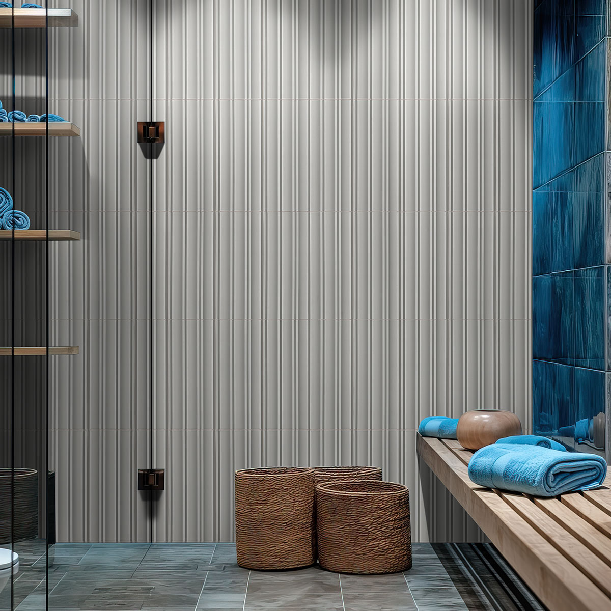 MSI Folk Silver 7 x 16 Satin Porcelain tile (NWGFOLSIL7X16) – MSI room scene (bathroom)