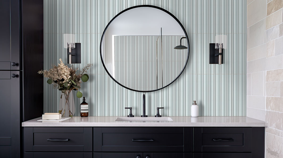 MSI Folk Sky 7 x 16 Satin Porcelain tile (NWGFOLSKY7X16) – MSI room scene (bathroom)