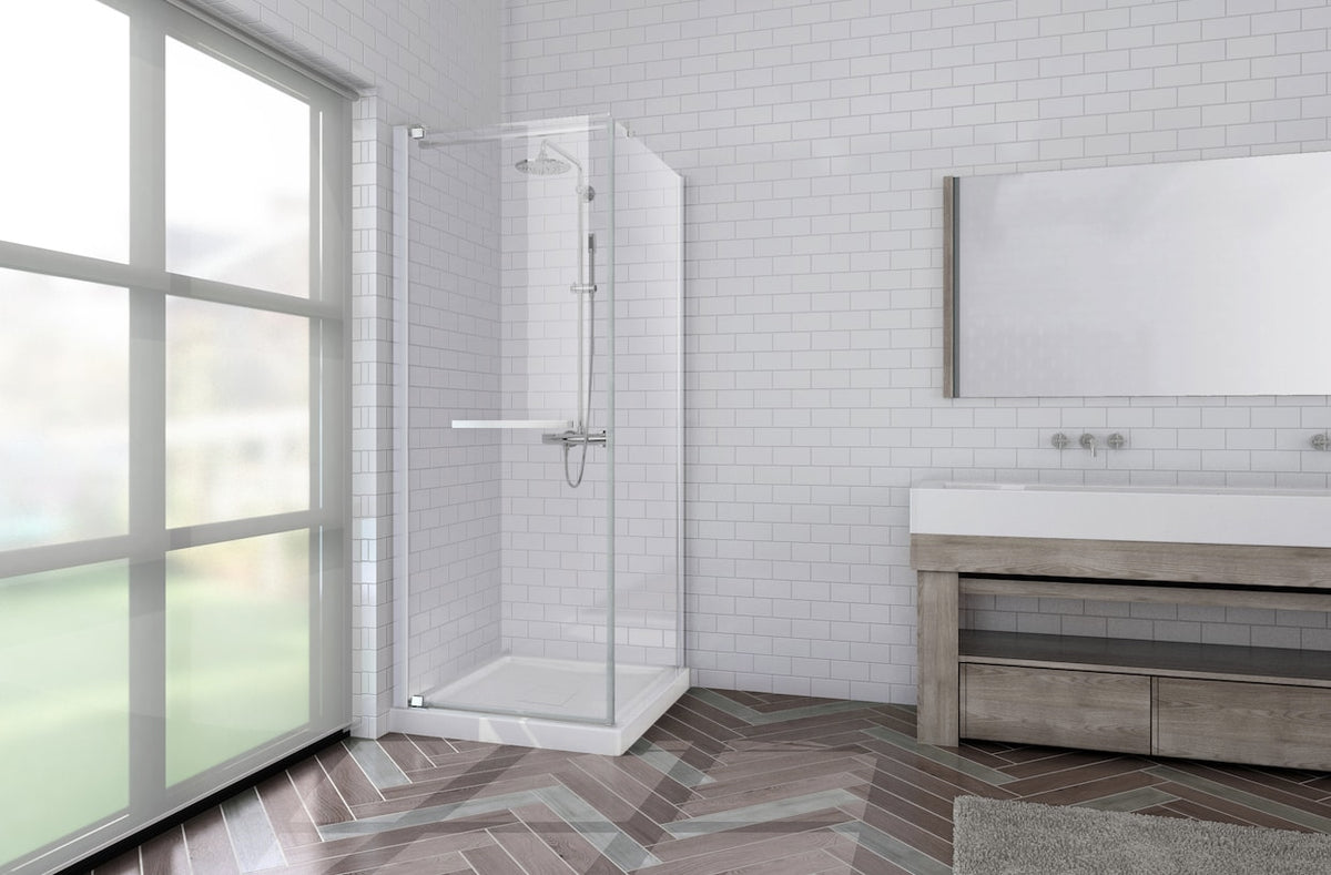 Oceania California FP Corner Shower Door 32" x 32"