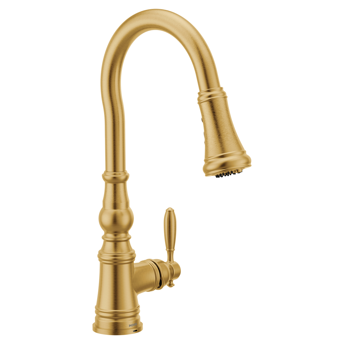 Moen Weymouth Single-Handle High-Arc Kitchen Faucet FS73004 in Brushed Gold (FS73004BG)
