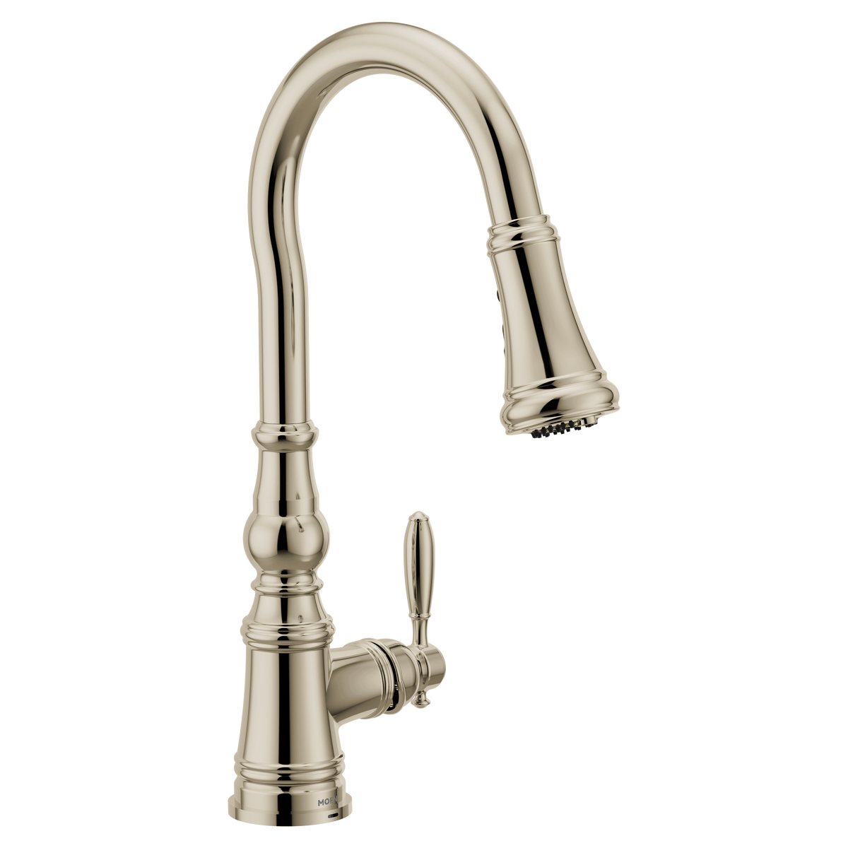 Moen Weymouth Single-Handle High-Arc Kitchen Faucet FS73004 in Polished Nickel (FS73004NL)