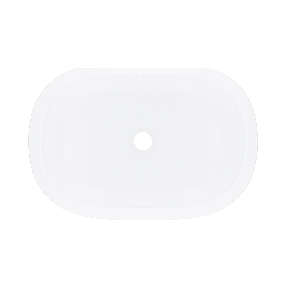 Victoria + Albert Barcelona 21" x 14" Undermount Oval Lavatory Sink UB-BAR-53 - Standard Matte White