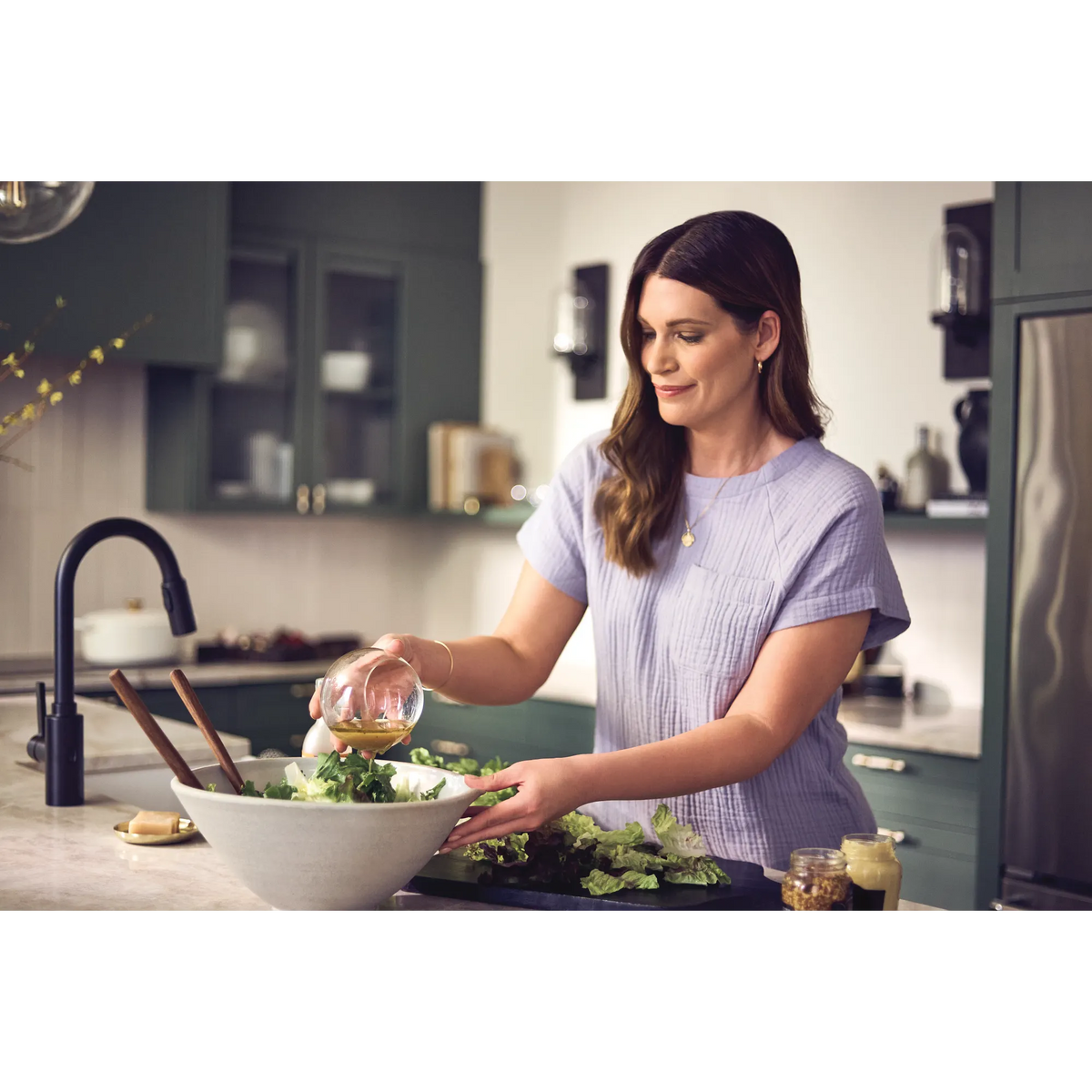 Moen Genta LX MotionSense Wave Single-Sensor Single-Handle High-Arc Pulldown Kitchen Faucet 7882EW in Matte Black (7882EWBL) - view 10