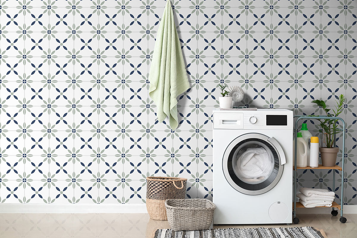 MSI Zaria Gre 8 x 8 Matte Porcelain tile (NZARGRE8X8) – MSI room scene