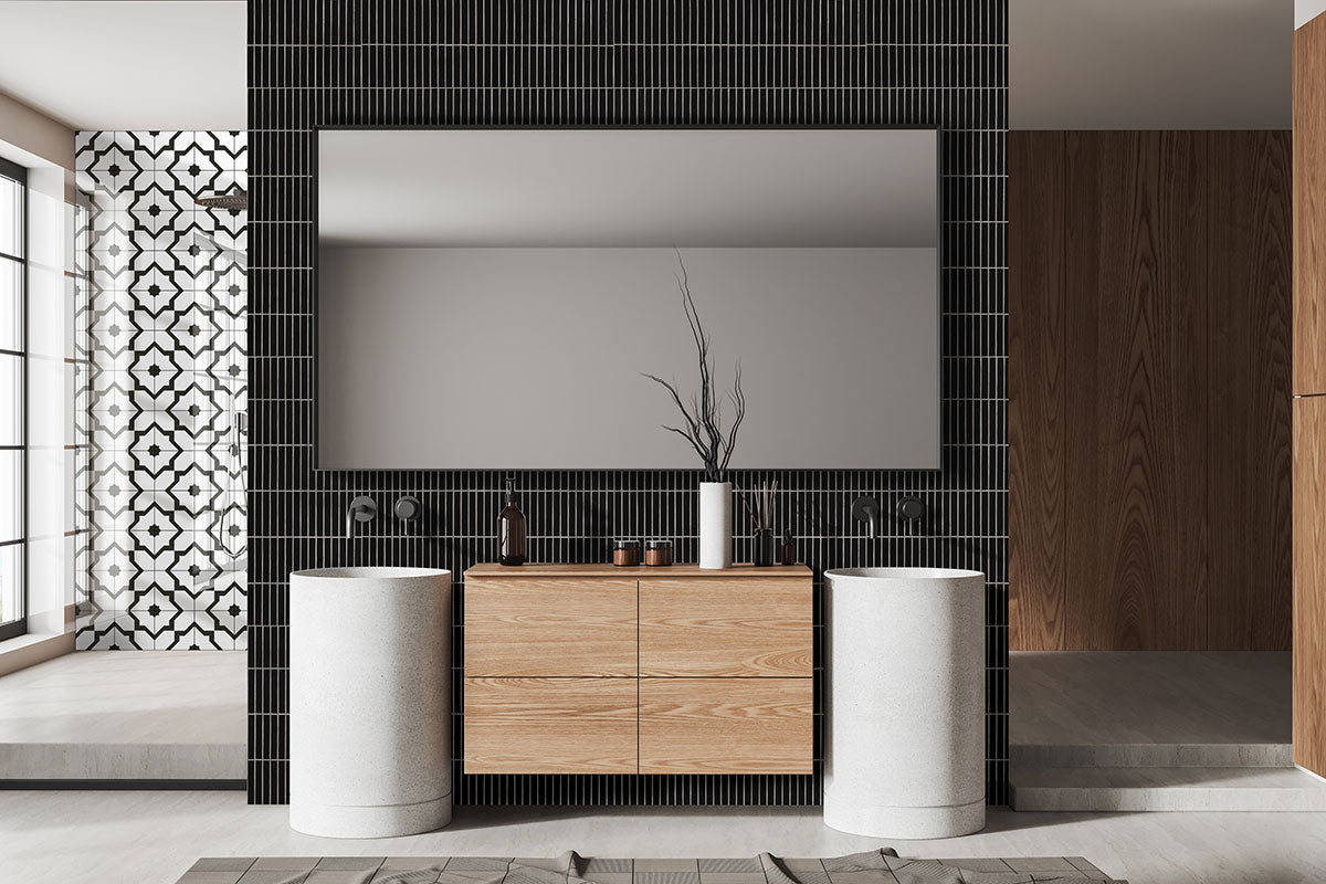 MSI Zaria Gia 8 x 8 Matte Porcelain tile (NZARGIA8X8) – MSI room scene
