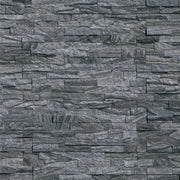 MSI Glacial Black stacked stone 6 x 24 (LPNLMGLABLK624)