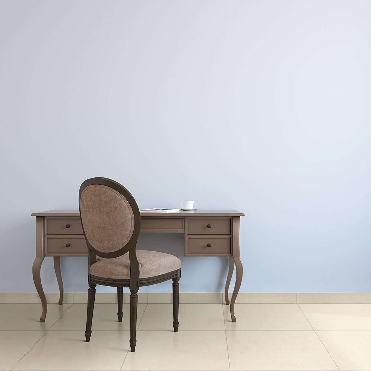 MSI Dimensions Glacier 2 x 2 Matte Porcelain mosaic (NDIMGLA2X2) – MSI room scene (living room)