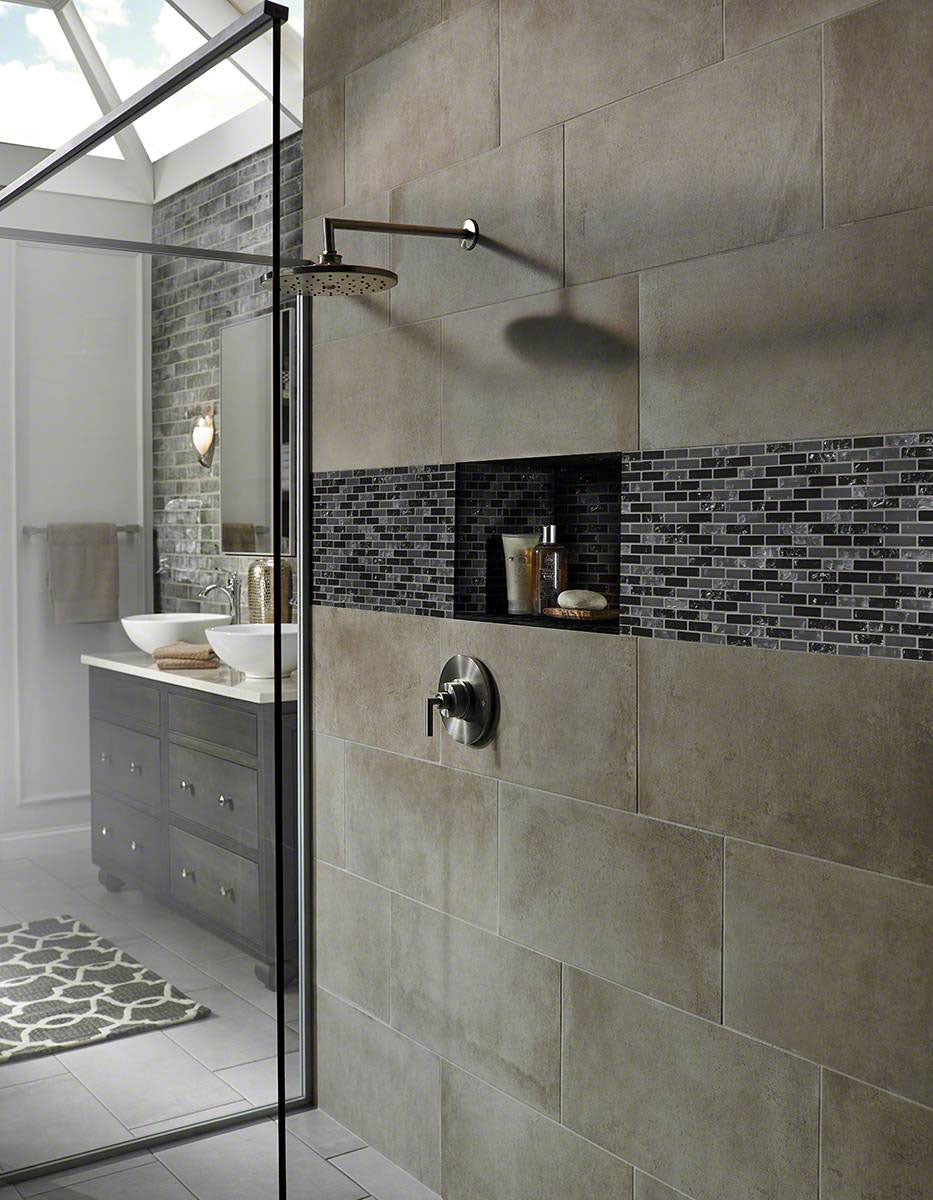 MSI Glissen 5/8 x 2 Glass mosaic (SMOT-GLSB-CR-GLI6MM) – MSI room scene