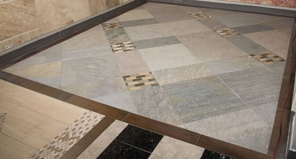 MSI Golden White 12 x 12 Gauged Quartzite tile (SGLDQTZ1212G) – MSI room scene