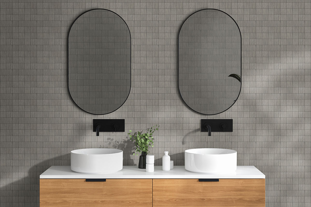 MSI Focus Graphite 3 x 18 Matte Porcelain trim (NFOCGRA3X18BN-K) – MSI room scene