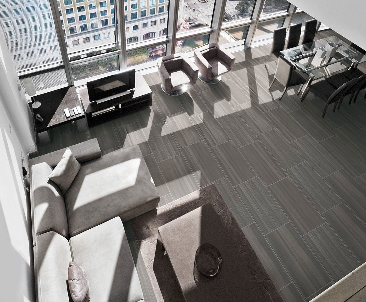 MSI Watercolor Graphite 12 x 24 Matte Porcelain tile (NWATGRA1224-N) – MSI room scene