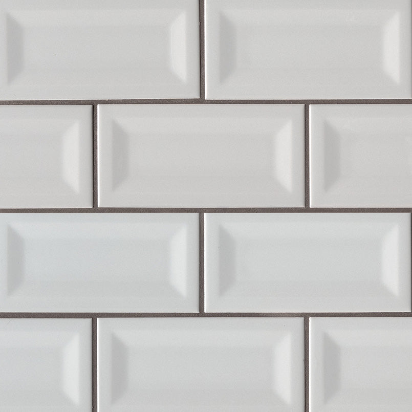 MSI Gray 3 x 6 Glossy Ceramic tile (NGRAGLO3X6INVBEV-N) – MSI product image