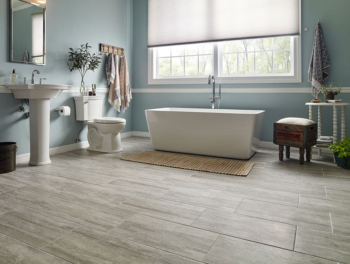 MSI Veneto Gray 2 x 2 Matte Porcelain mosaic (NVENEGRA2X2) – MSI room scene