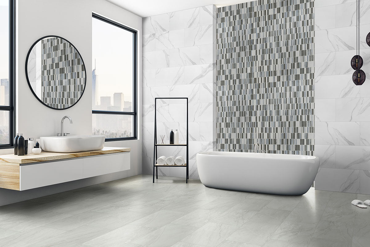 MSI Durban Grey 12 x 24 Matte Porcelain tile (NDURGRE1224) – MSI room scene