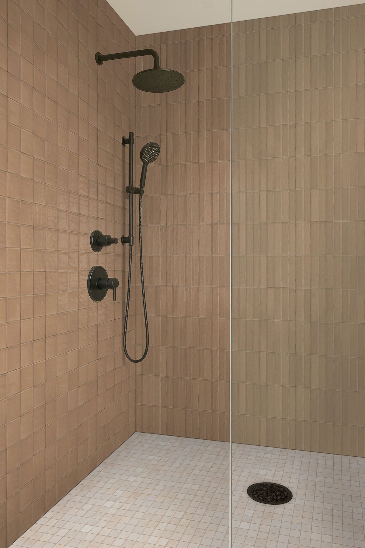 MSI Gridscale Ice 2 x 2 Matte Ceramic mosaic (NGRICE2X2) – MSI room scene (bathroom)