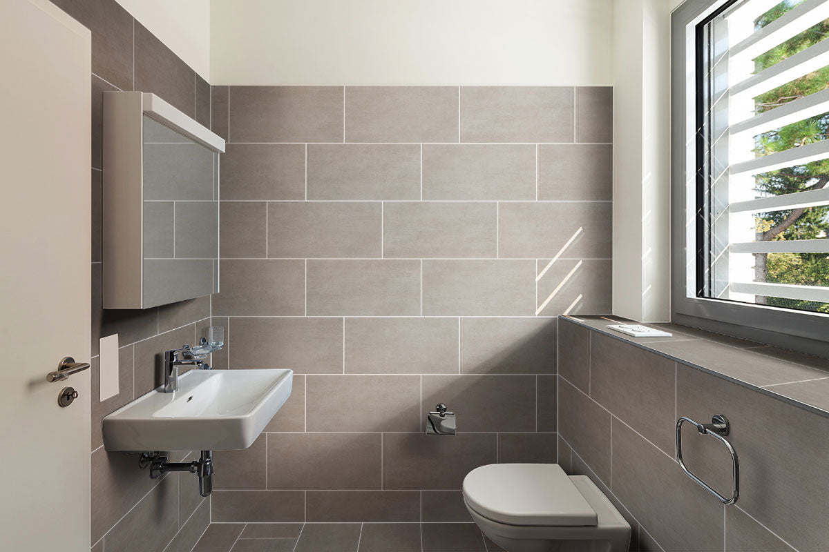 MSI Gridscale Gris 3 x 18 Matte Ceramic trim (NGRIDGRI3X18BN-K) – MSI room scene