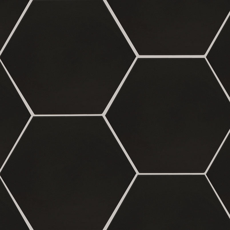 MSI Hexley Graphite 9 x 10.5 Matte Porcelain tile (NHEXGRA9X10.5HEX) – MSI product image