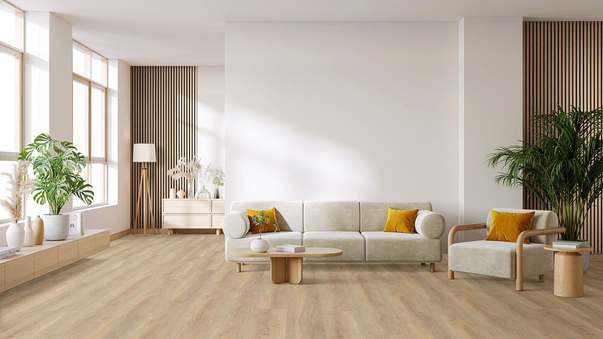 MSI Laurel Honey Hollow luxury vinyl plank 9 x 48 (VTRHONHOL9X48-5MM-20MIL)
