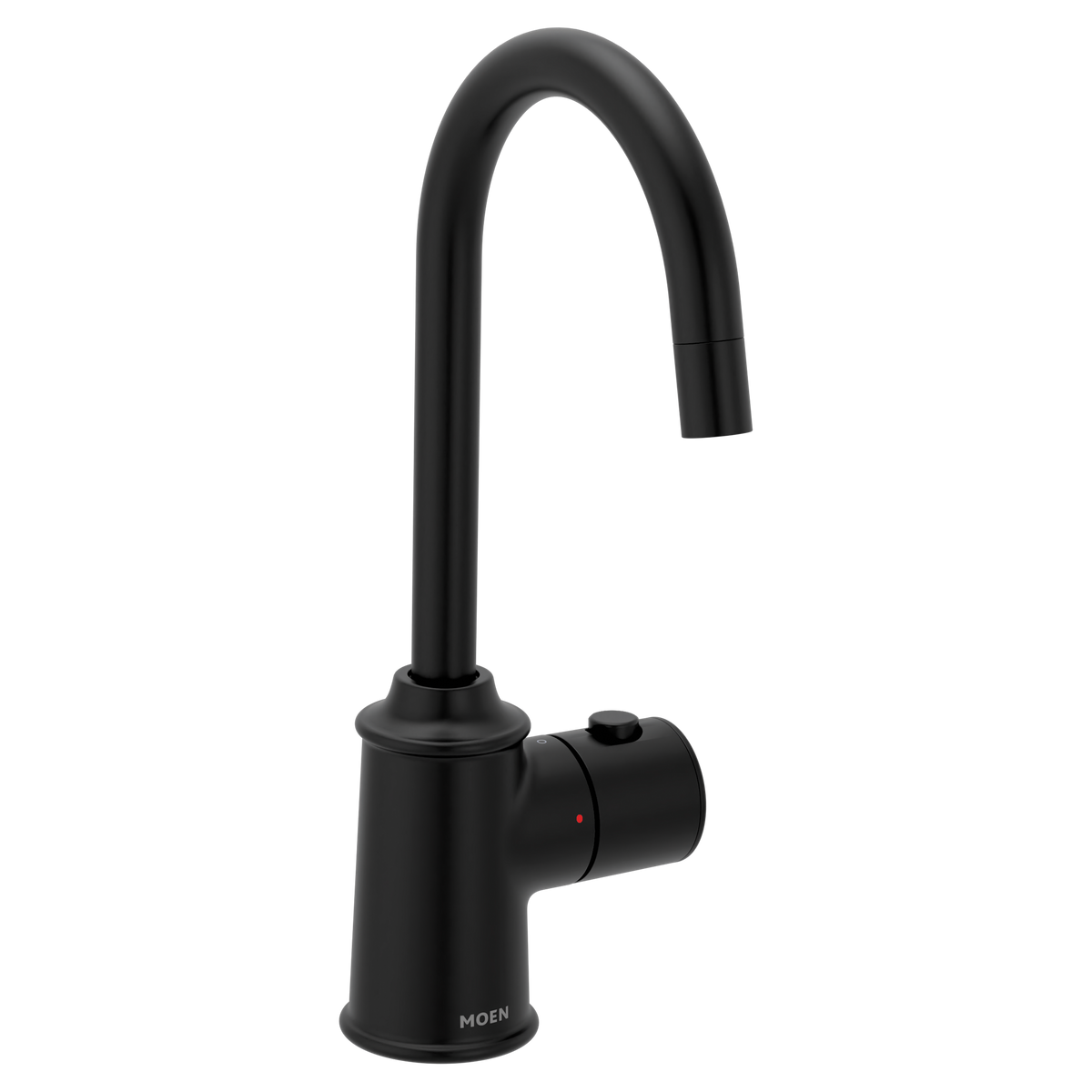 Moen Sip Traditional Single-Handle High-Arc Undermount Beverage Faucet IH7600 in Matte Black (IH7600BL)