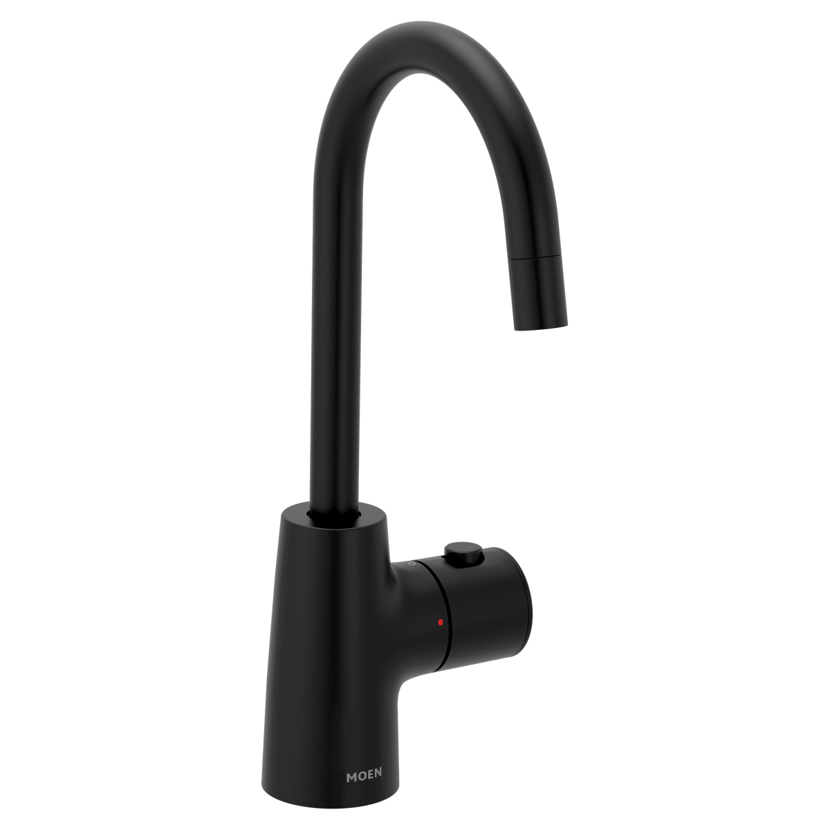 Moen Sip Transitional Single-Handle High-Arc Undermount Beverage Faucet IH7620 in Matte Black (IH7620BL)
