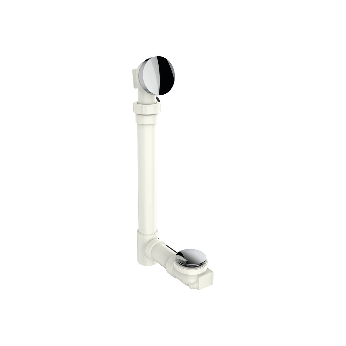 Victoria + Albert Freestanding Bathtub Overflow And Drain For Above-Floor Installation Box K-61 - Polished Chrome