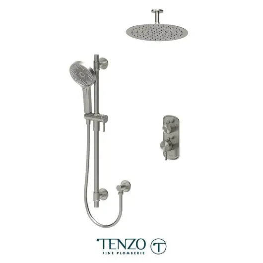 Tenzo Alyss Thermostatic Ceiling Mount Shower Kit ALYT32-21132