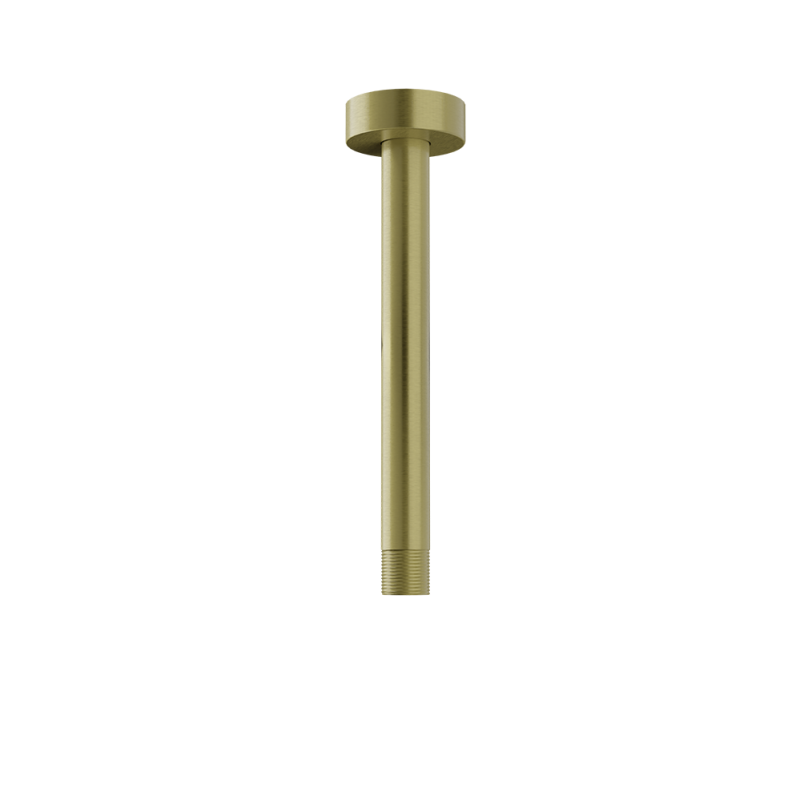 Rubi Brass 8" Round Vertical Shower Arm RBDVR8