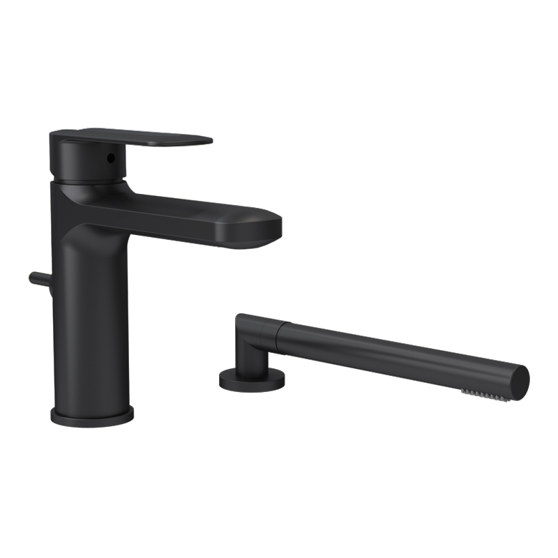 Rubi Myrto 2-Piece Deck-Mounted Bath Faucet Hand Shower RMY22D