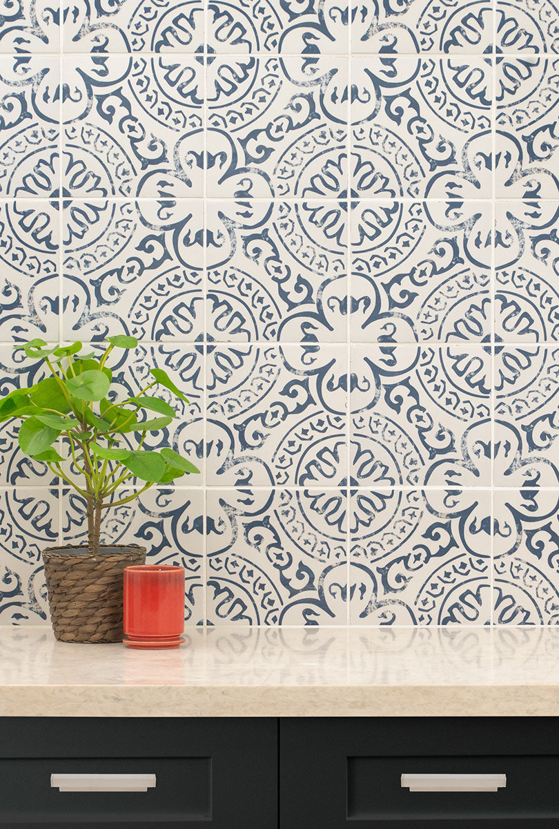 MSI Kenzzi Indigo 8 x 8 Matte Porcelain tile (NIND8X8) – MSI room scene