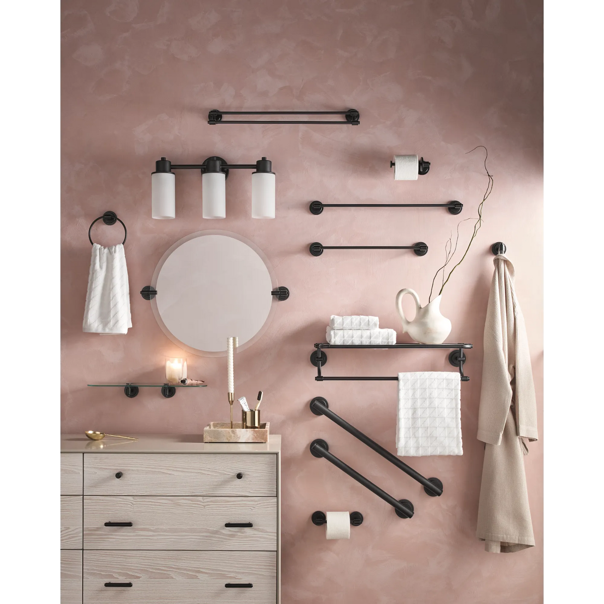 Moen Iso Mirror DN0792 in Matte Black (DN0792BL) - view 2