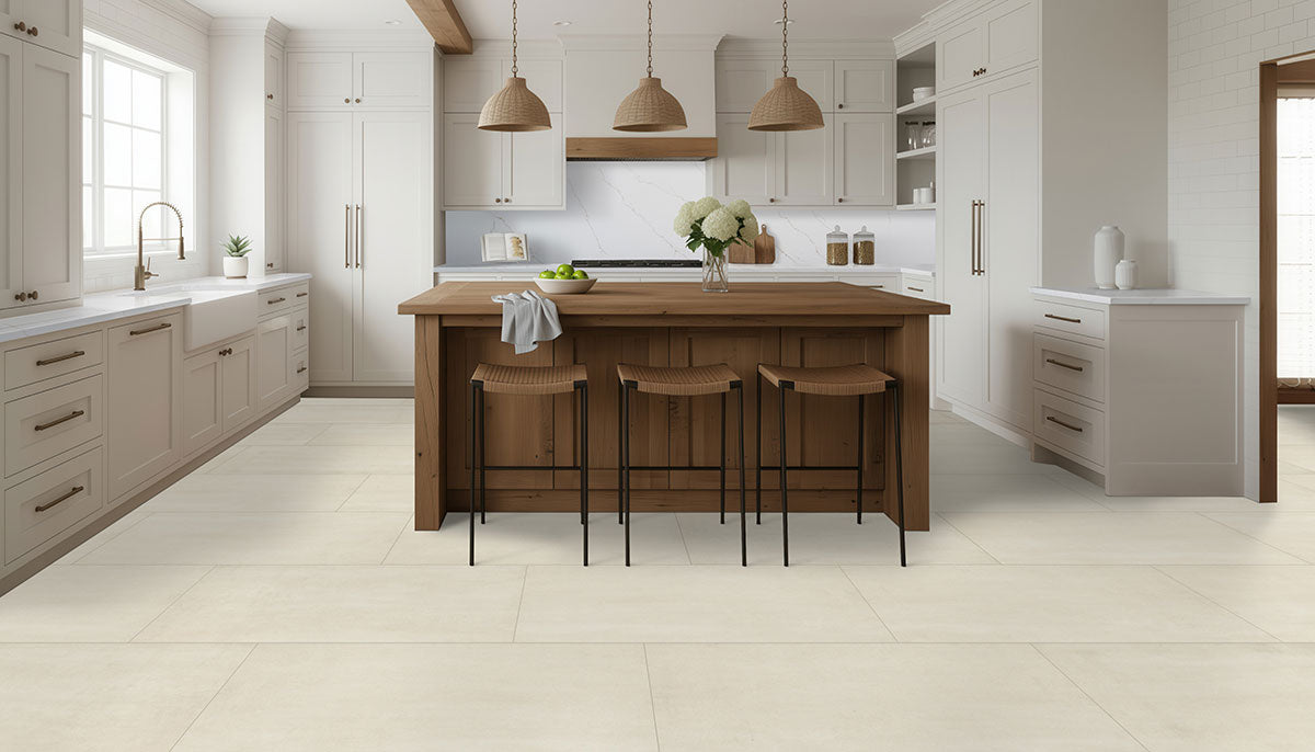 MSI XL Trecento Ivorelle luxury vinyl plank 18 x 36 (VTRXLIVOREL18X36-5MM-12MIL)