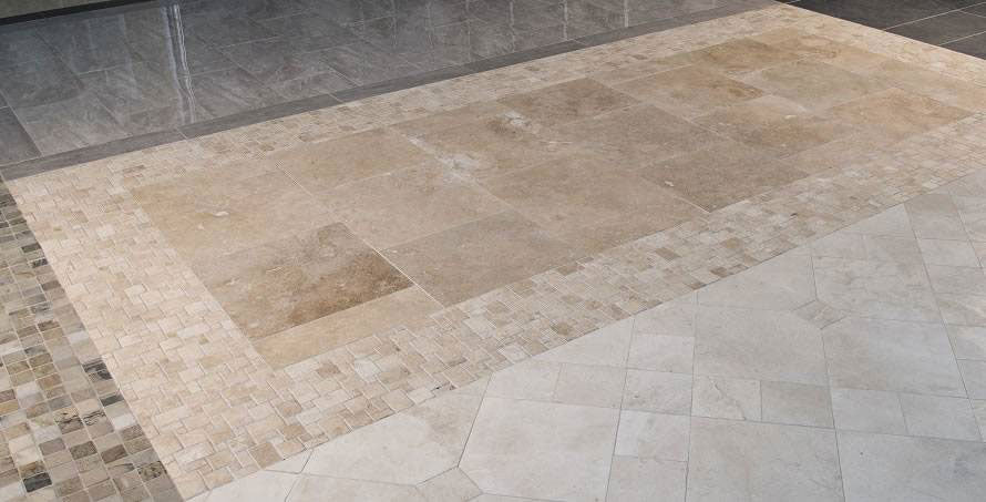 MSI Tuscany Classic 12 x 12 Honed Travertine tile (TTCLASLT1212HF) – MSI room scene