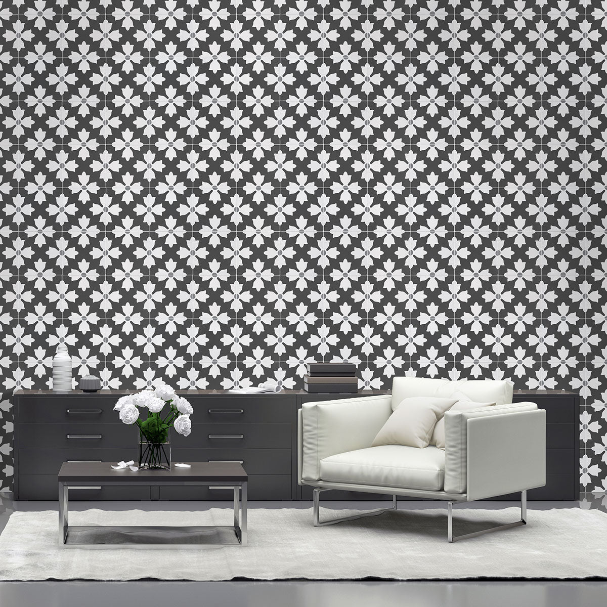 MSI Kenzzi Kasbah 8 x 8 Matte Porcelain tile (NKAS8X8) – MSI room scene