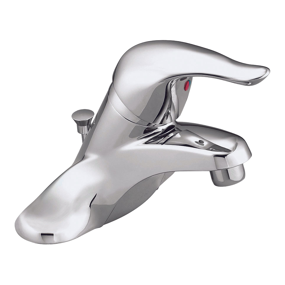 Moen Chateau Single-Handle Low-Arc Bathroom Faucet L4621 in Chrome (L4621)
