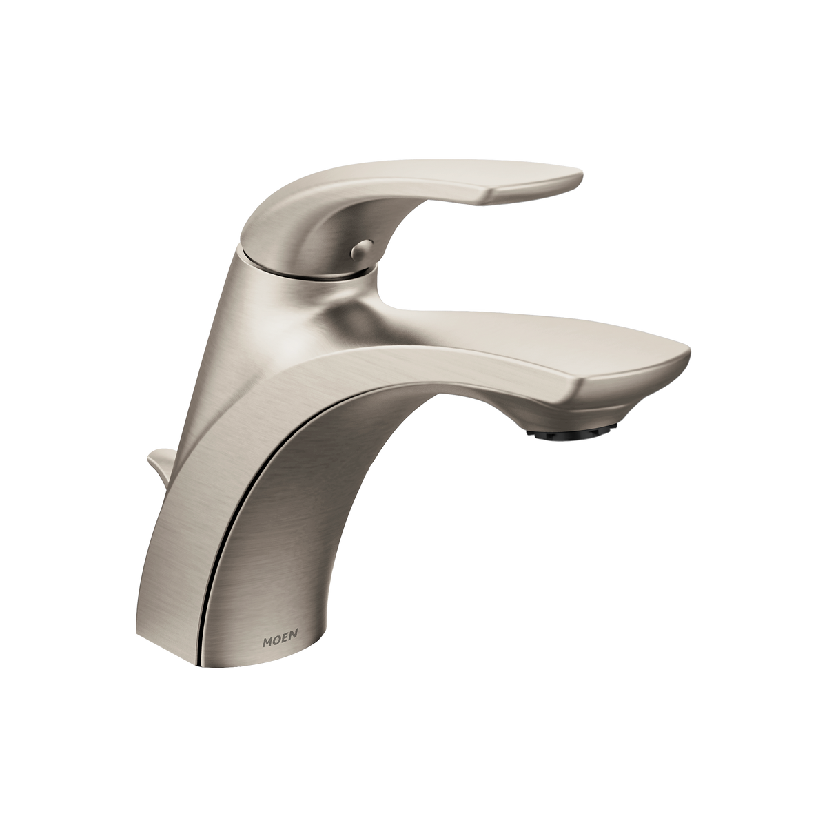 Moen Zarina Single-Handle High-Arc Bathroom Faucet L84533 in Spot Resist Brushed Nickel (L84533SRN)