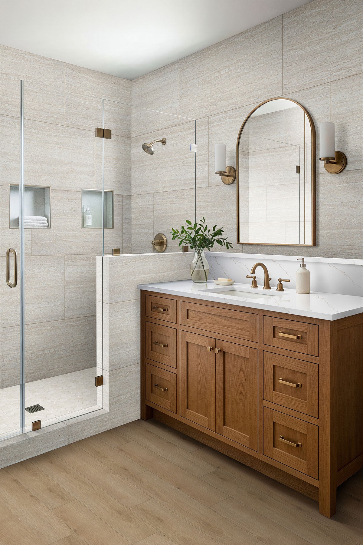 MSI Lablanca 24 x 48 Matte Porcelain tile (NCORLABLA2448-3D) – MSI room scene (bathroom)