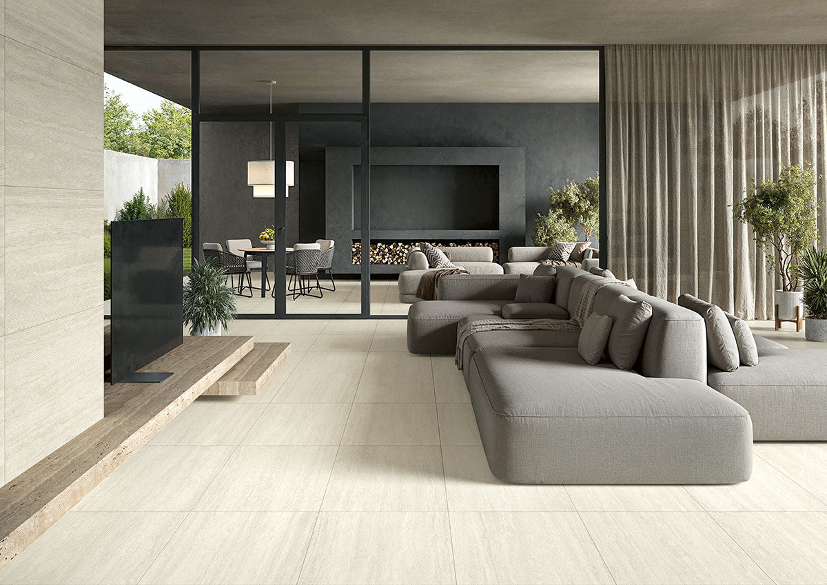 MSI Lablanca Ridge 24 x 48 Matte Porcelain tile (NCORLABLARID2448-3D) – MSI room scene